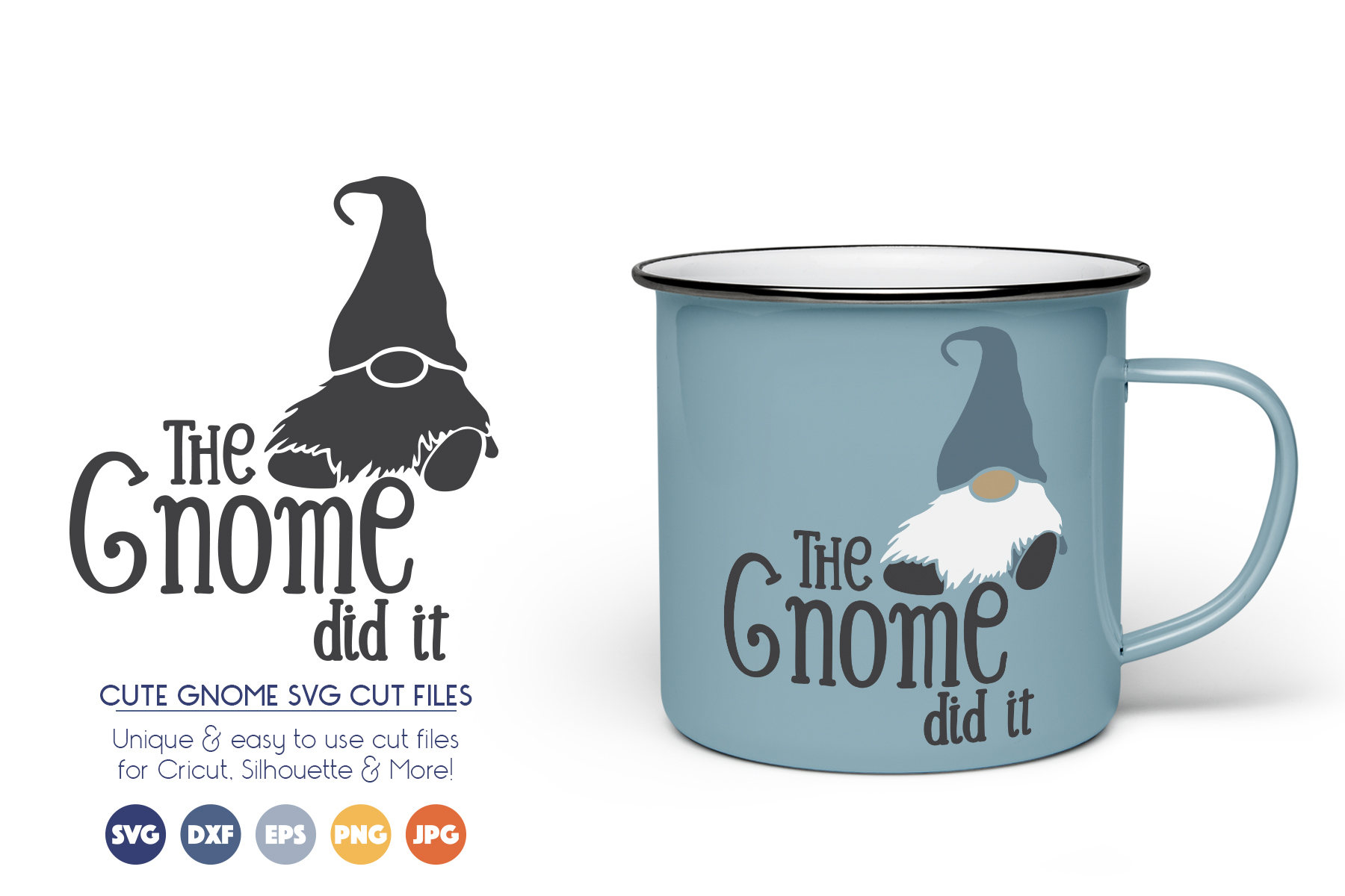 Download The Gnome Did It - Cute Christmas SVG Cut Files