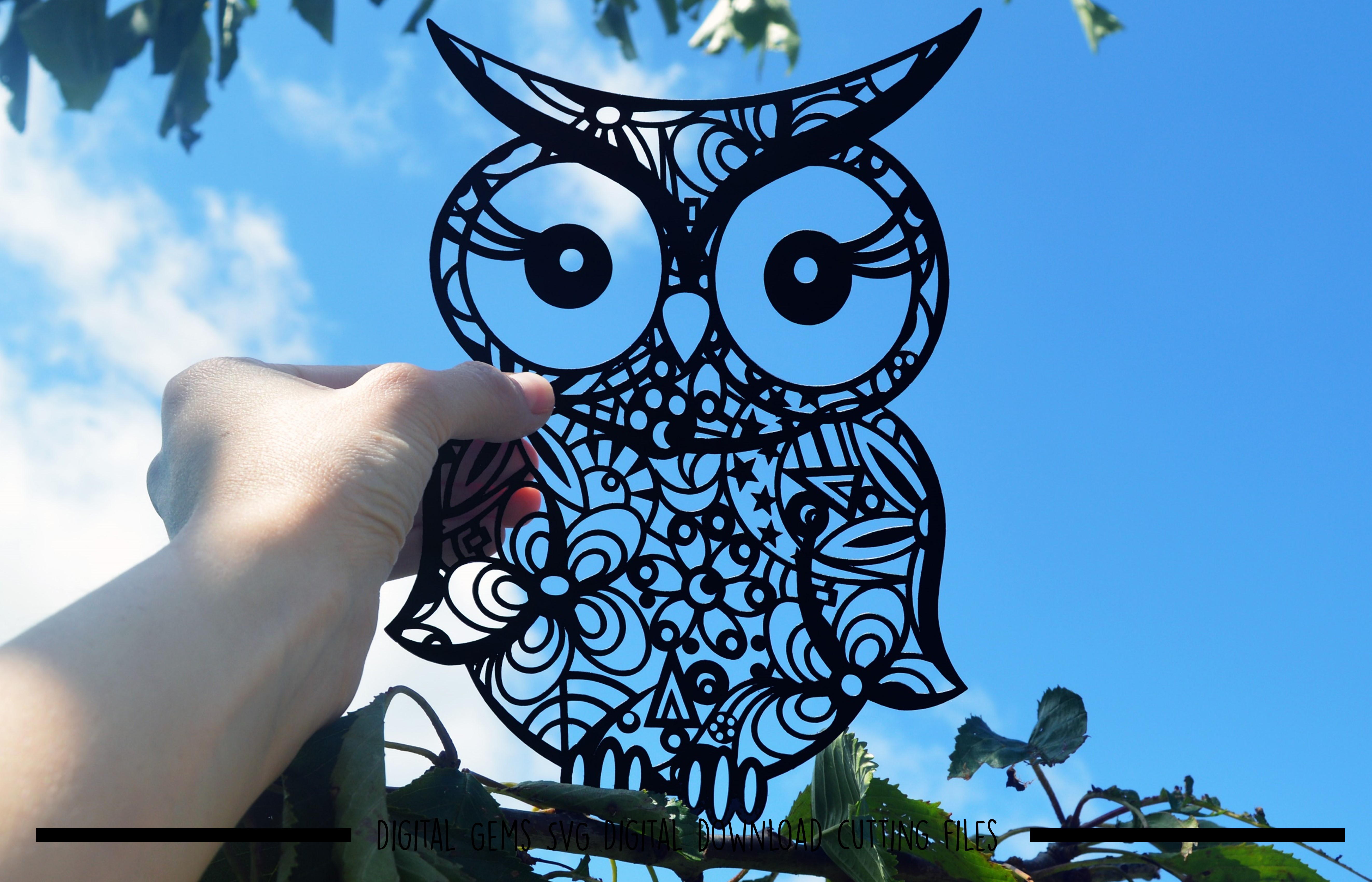 Download Owl Paper Cut SVG / DXF / EPS File (26456) | SVGs | Design ...