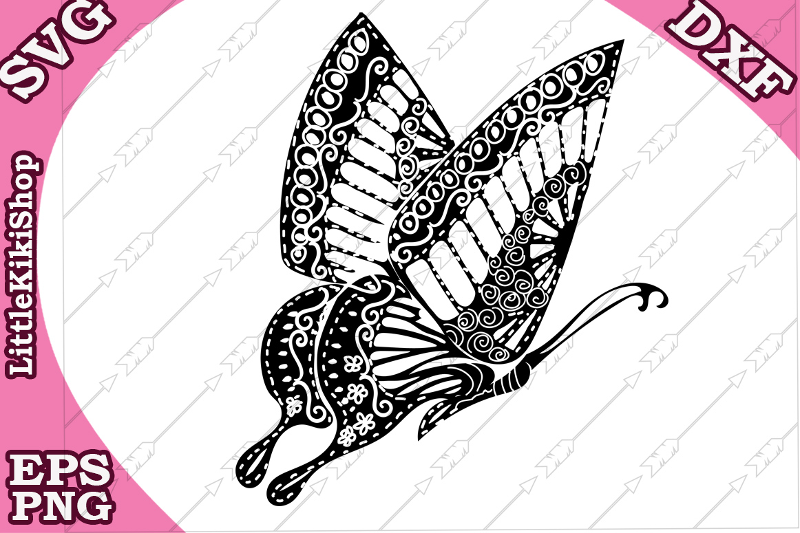Download Zentangle Butterfly Svg Mandala Butterfly Svg,Cricut cut ...