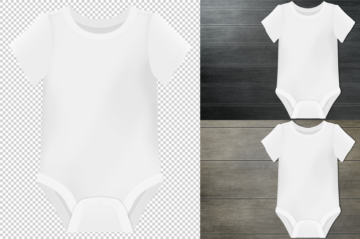 Download Baby bodysuit mockup. Product mockup.