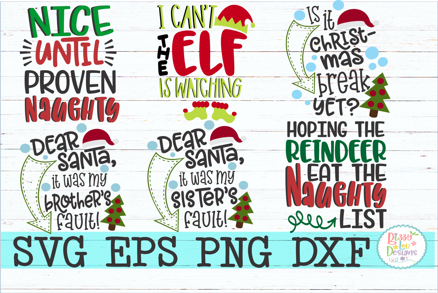 Download Christmas Bundle SVG DXF EPS PNG (126542) | SVGs | Design ...