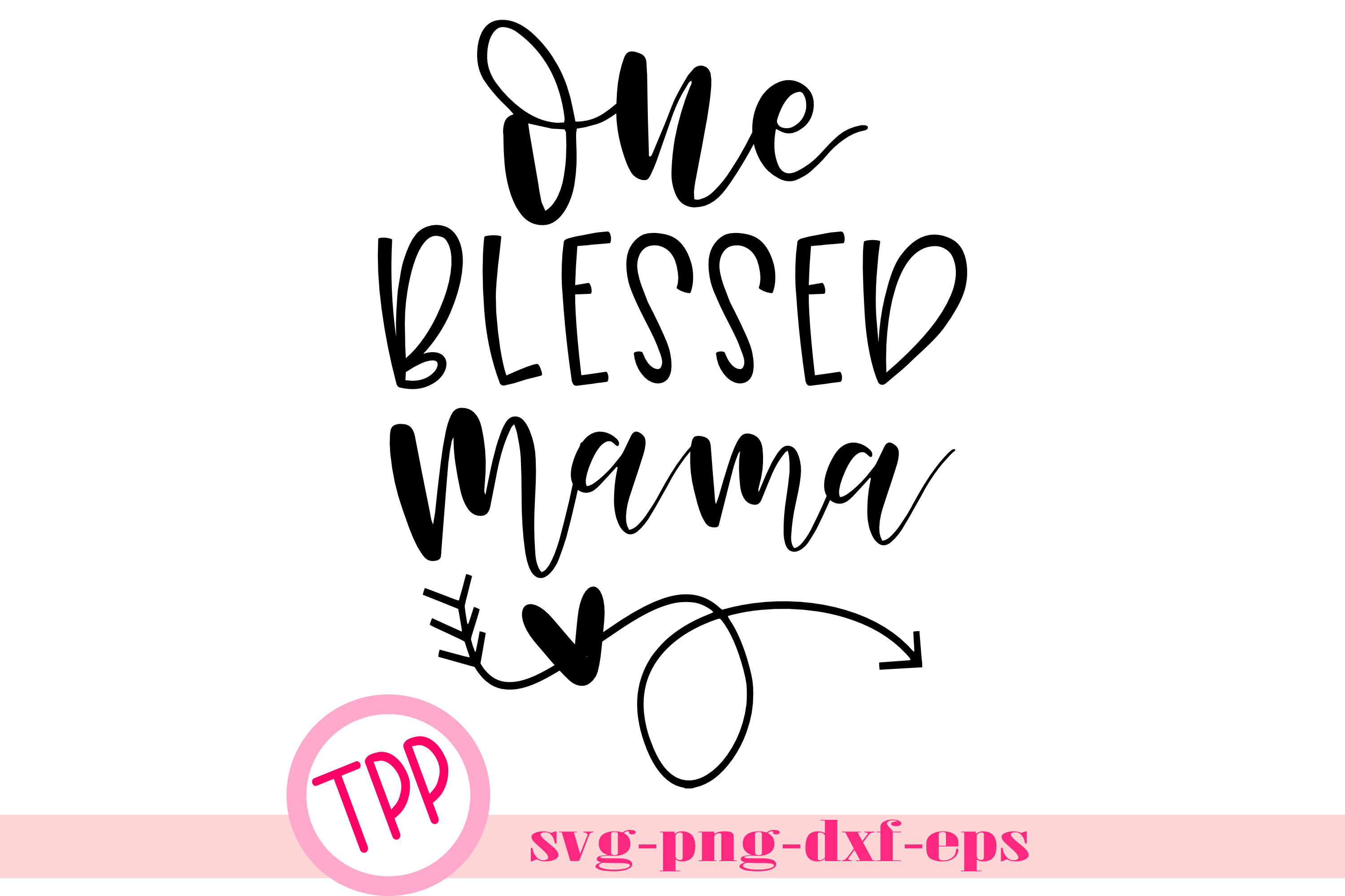 Blessed Mom svg, Mama shirt svg design file (294608) | SVGs | Design