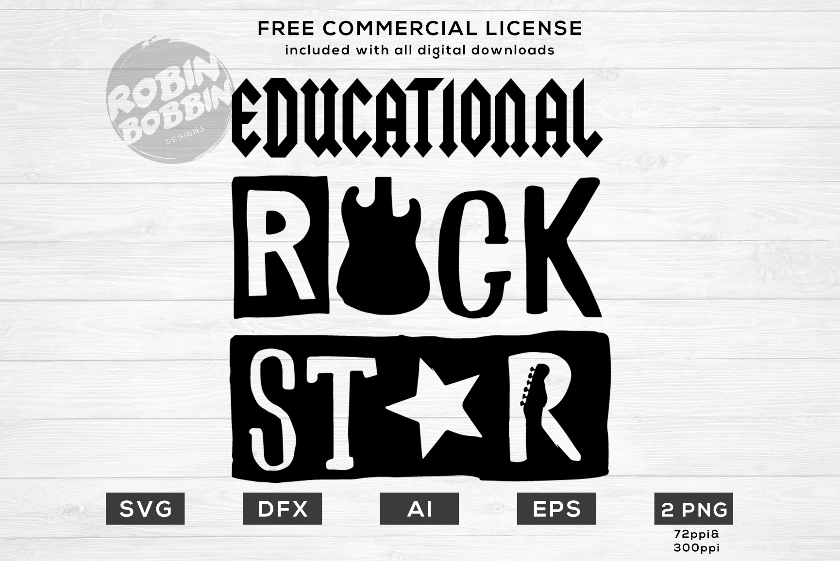 Download Education Rock Star - Teacher SVG File (91610) | Cut Files ...