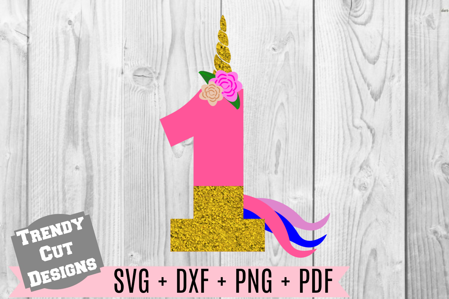 Download 1st Unicorn Birthday SVG