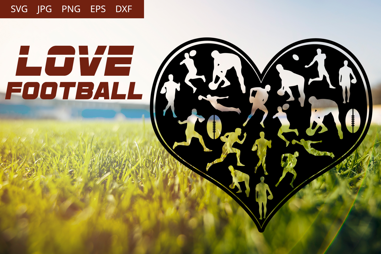 Download Love Rugby League Football SVG Vector