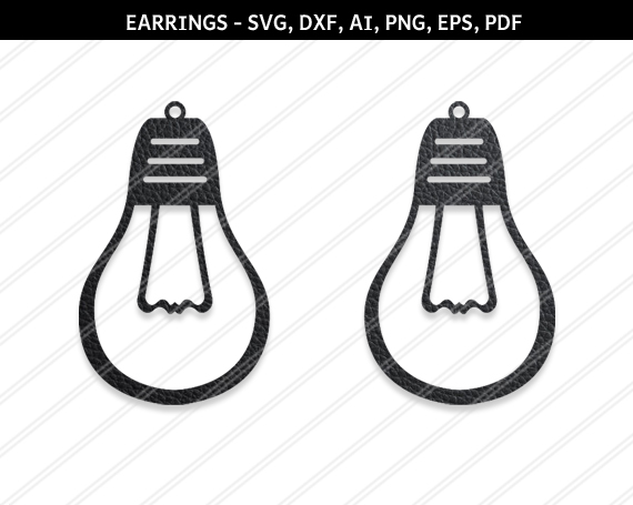 Download Bulb earrings svg,Bulb svg,Jewelry svg,Cricut