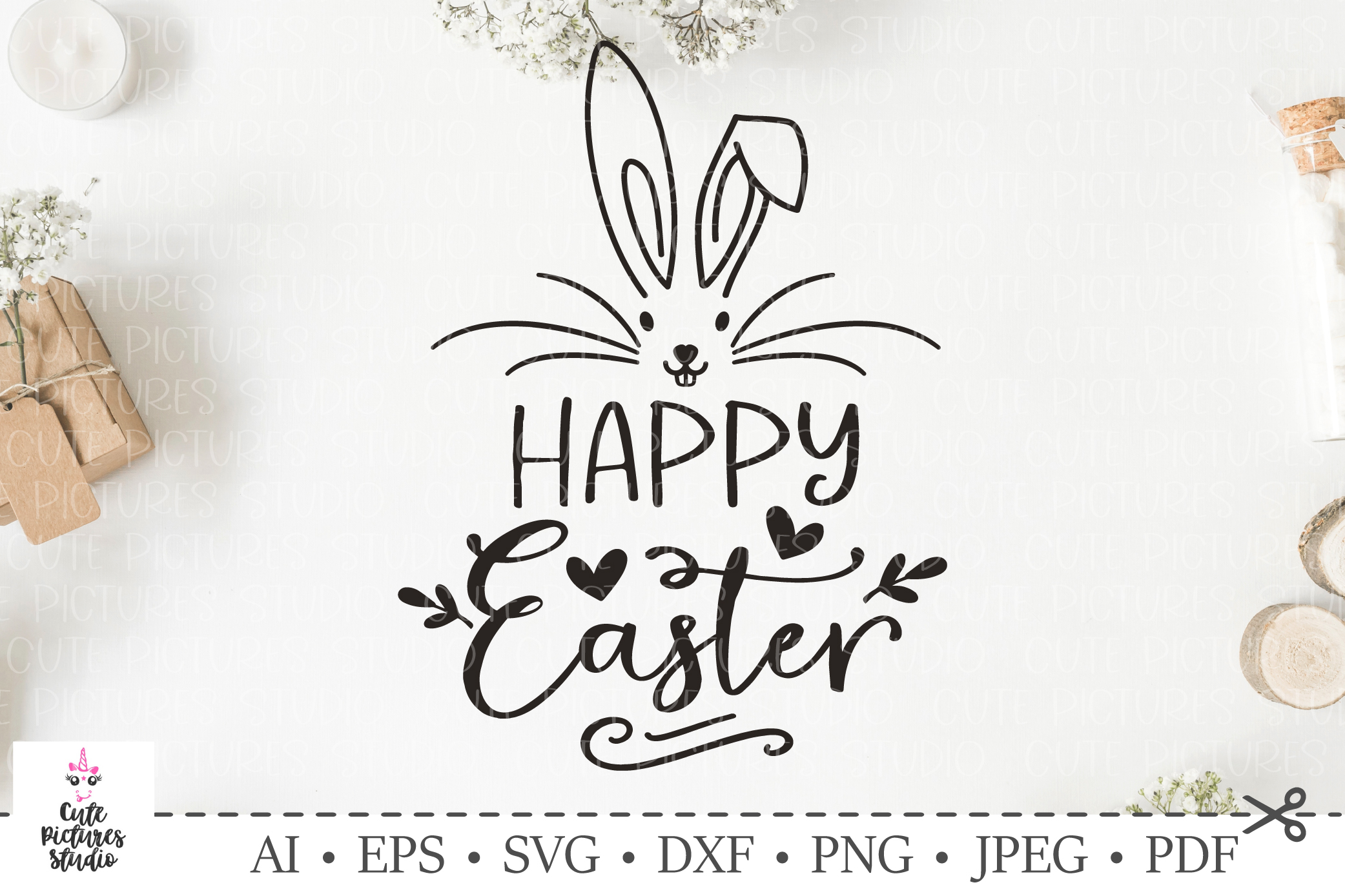 Happy Easter Bunny Svg - 346+ Crafter Files