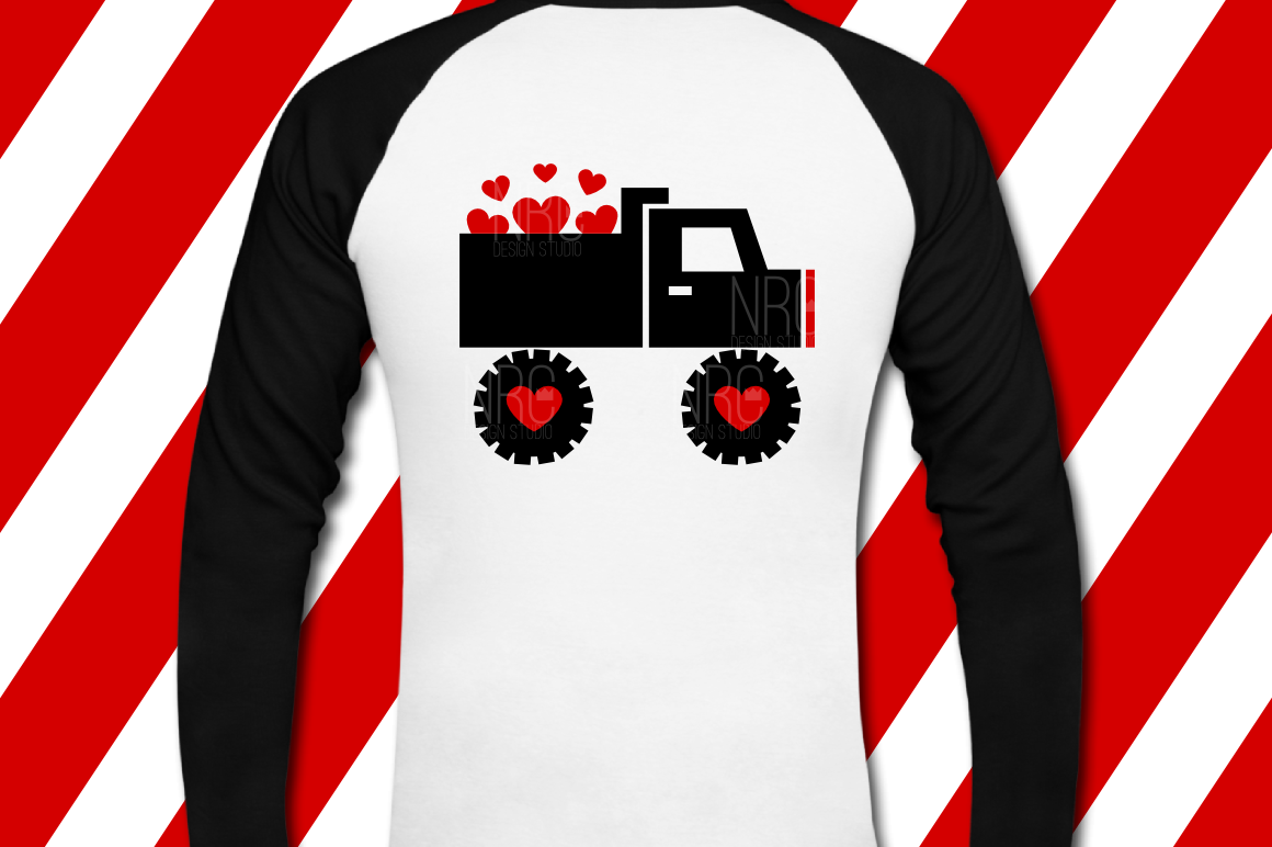 Download Valentine Dump Truck SVG File (50299) | SVGs | Design Bundles