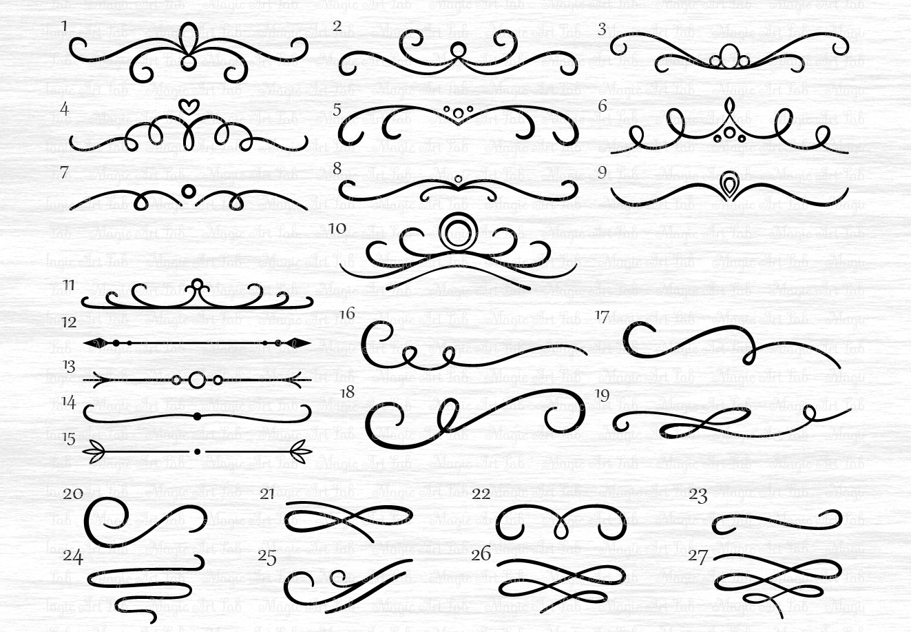 Download Divider svg, Flourish svg, Swirl svg, Scroll svg, Wedding (80648) | SVGs | Design Bundles