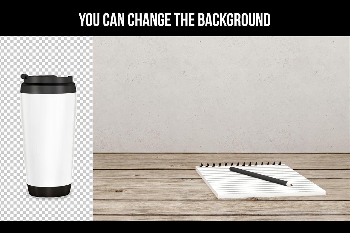 Download Travel coffee mug mockup (25341) | Mock Ups | Design Bundles