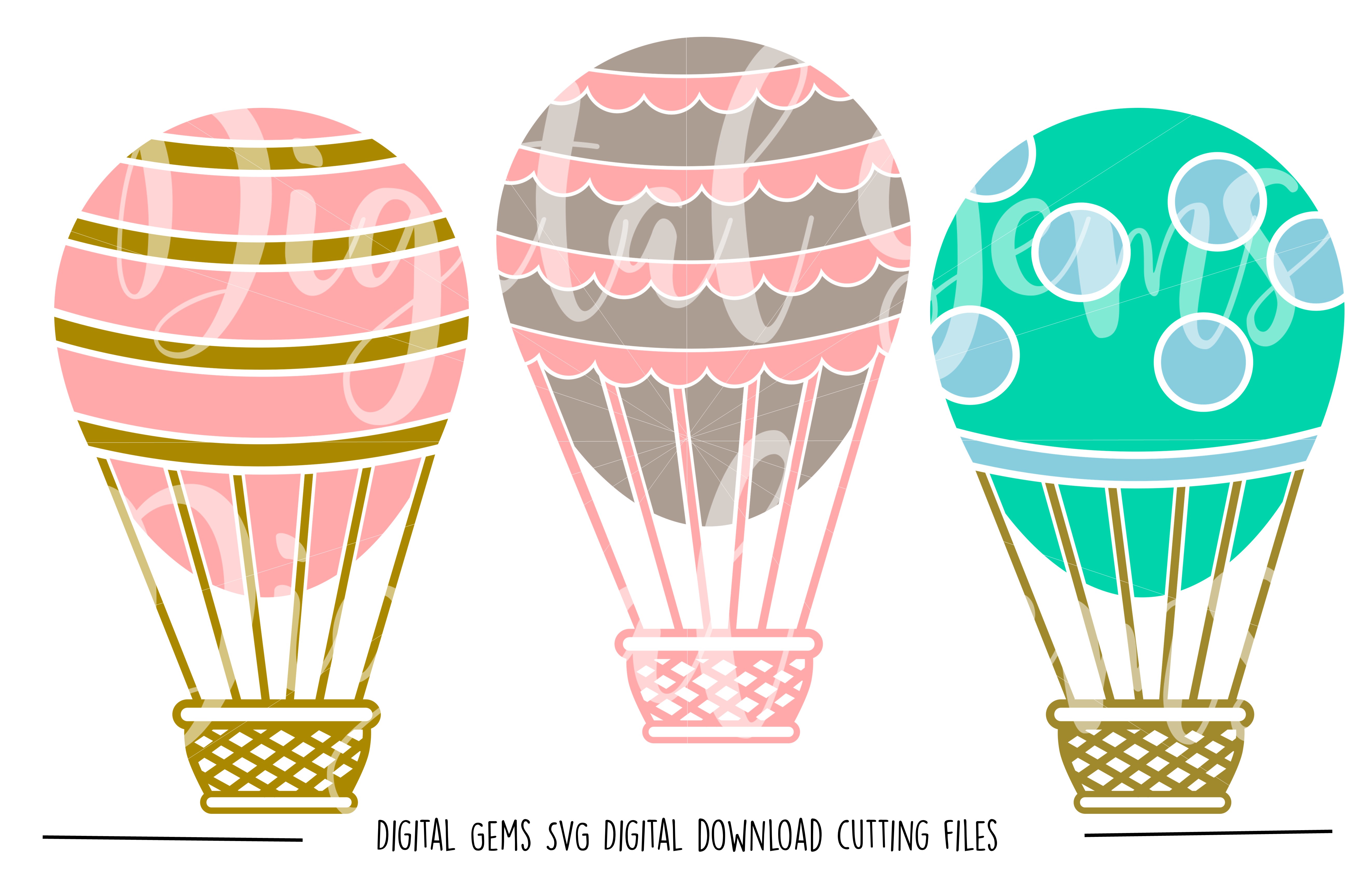 Hot Air Balloon Svg Png Eps Dxf Files 22720 Svgs Design Bundles