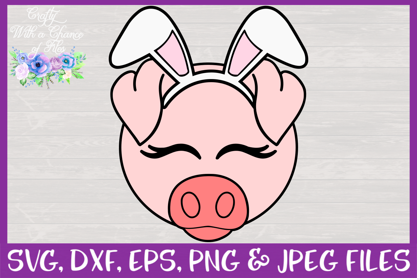 Download Easter | Pig Face SVG Cut File (232425) | SVGs | Design ...