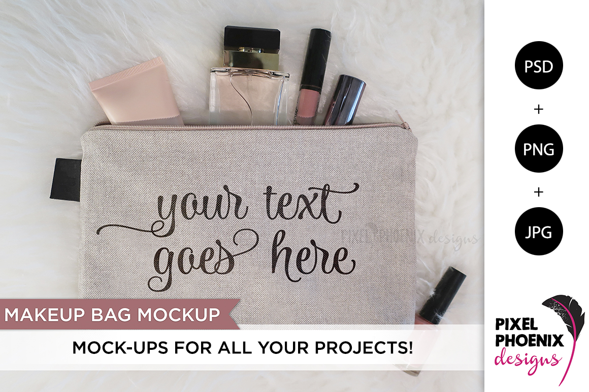 Download Makeup Bag Mockup