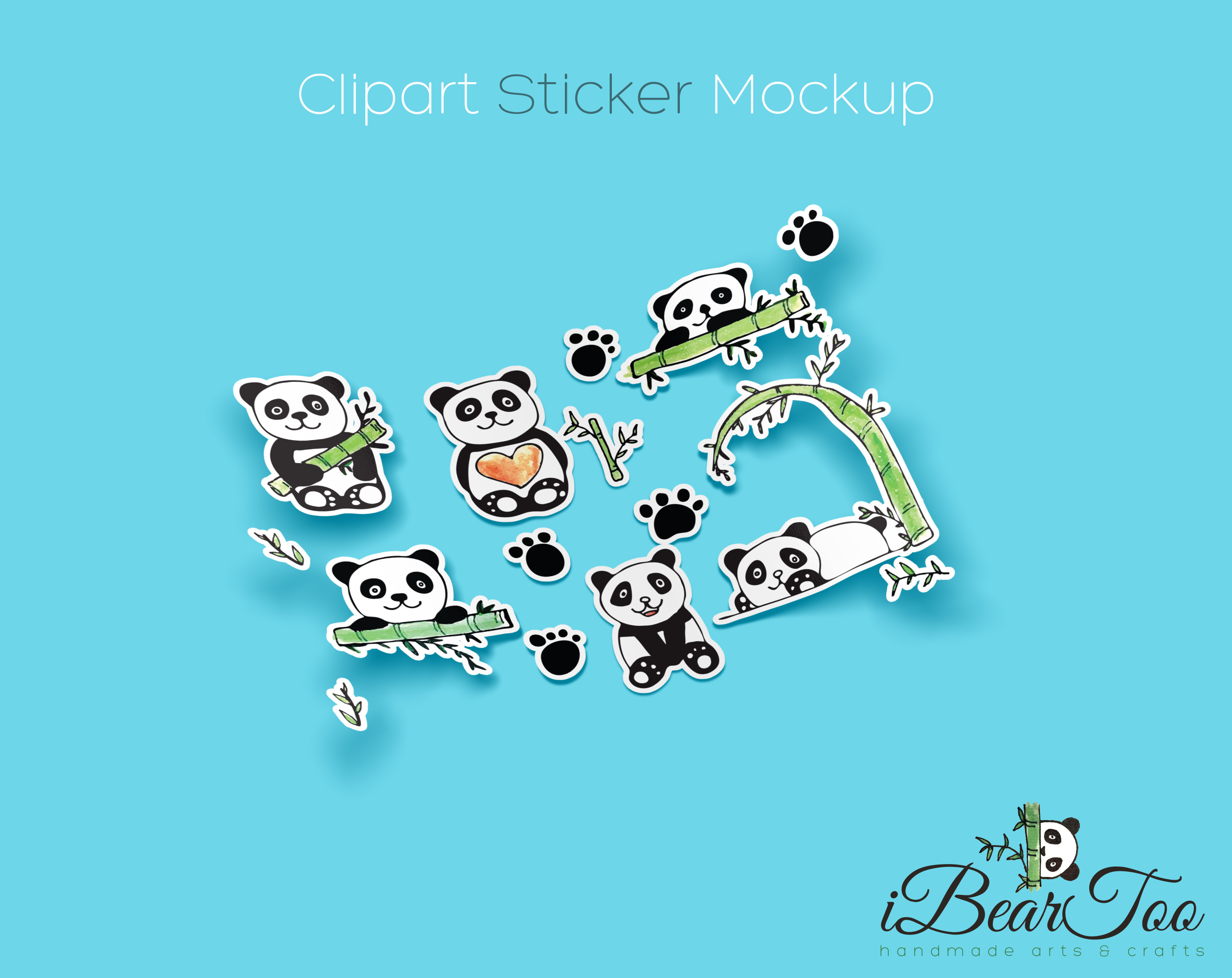 Download Panda SVG Bundle Watercolor Clipart Bear Drawing Vector ...