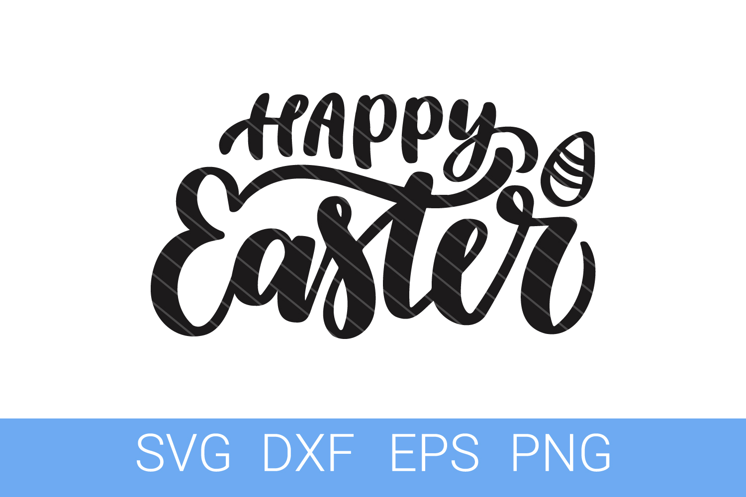 Download Easter SVG file, Happy Easter hand lettering