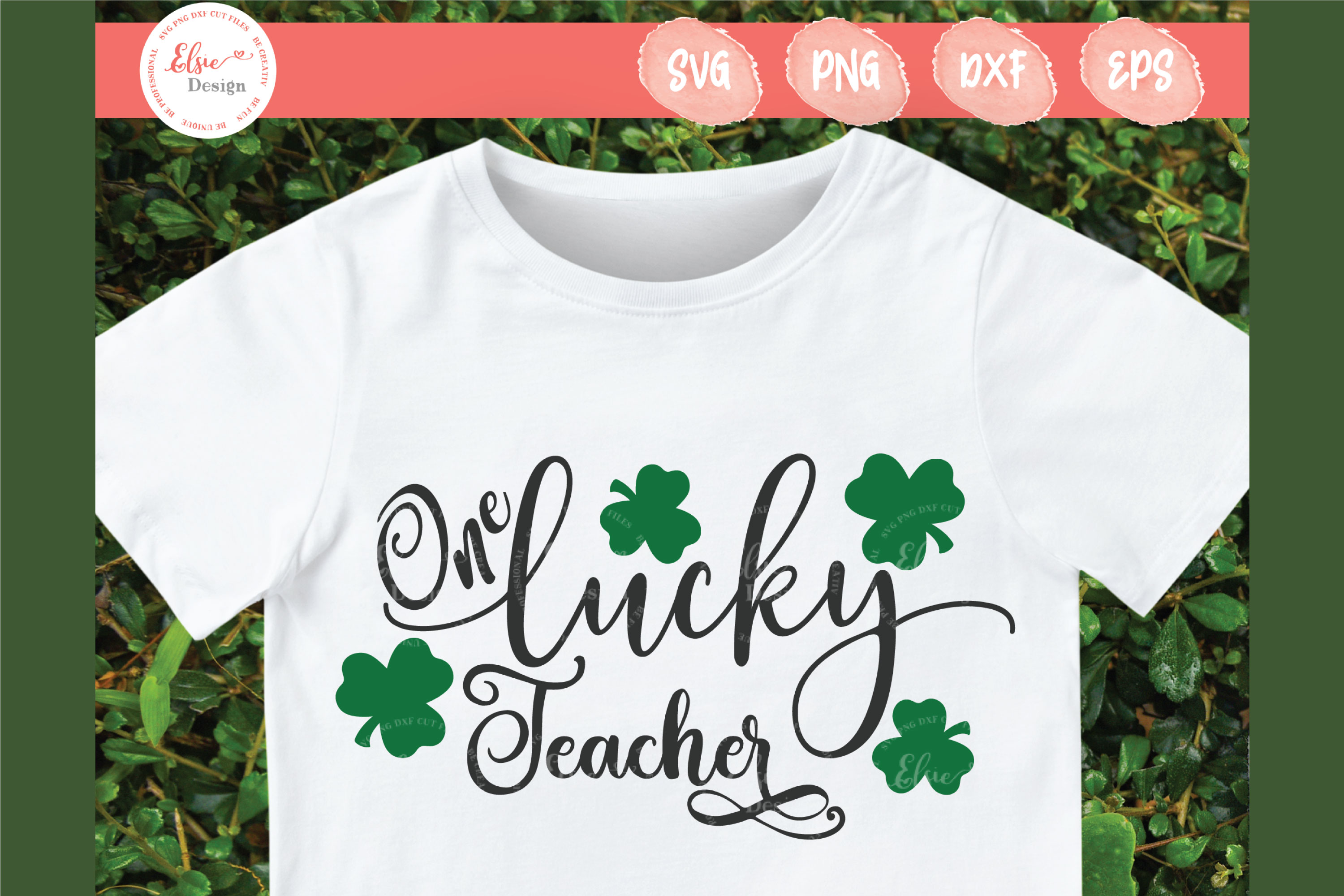 One Lucky Teacher SVG Cut Files