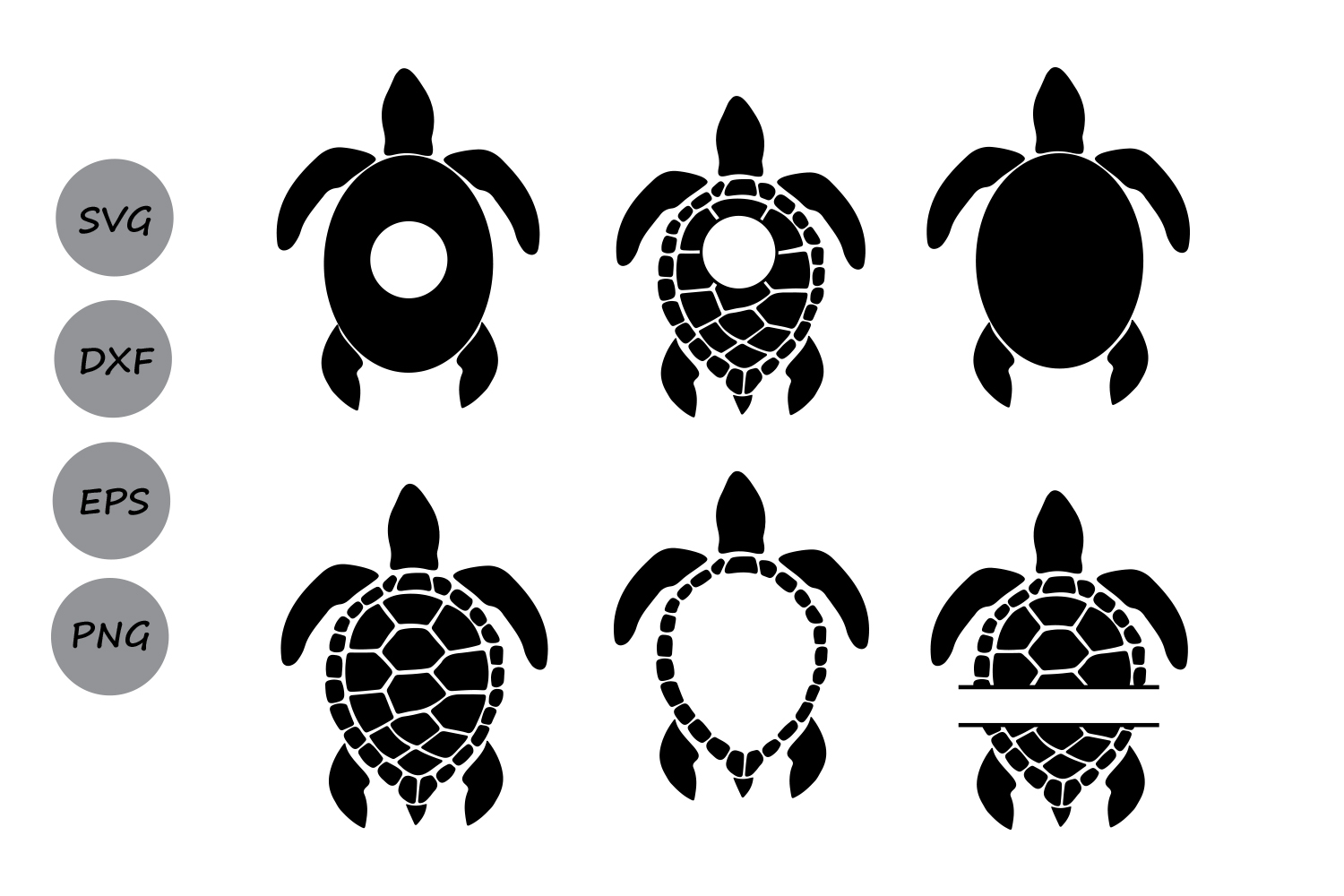 Cute Sea Turtle SVG