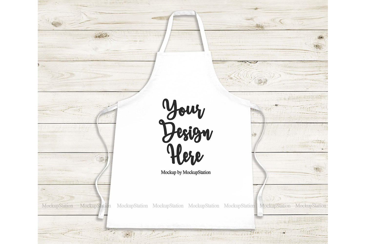 Download White Apron Mockup, Blank Apron Template Mock Up, Chef Apron
