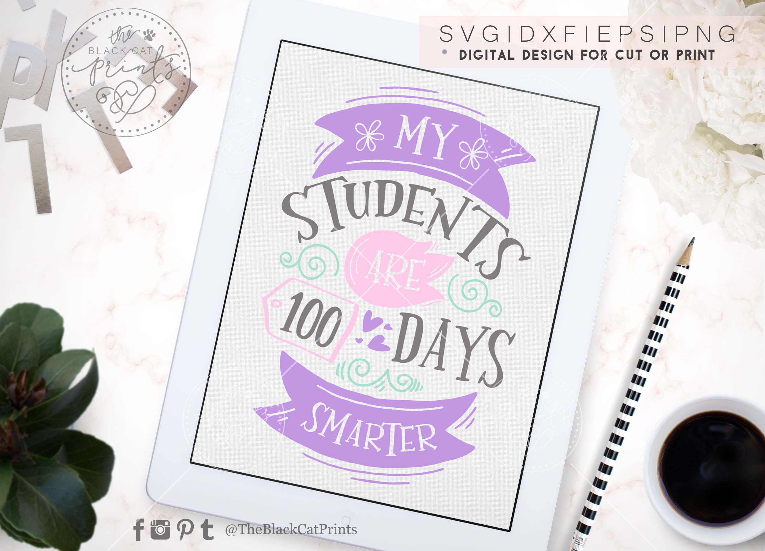 Download My students are 100 days smarter SVG DXF PNG EPS (57283 ...