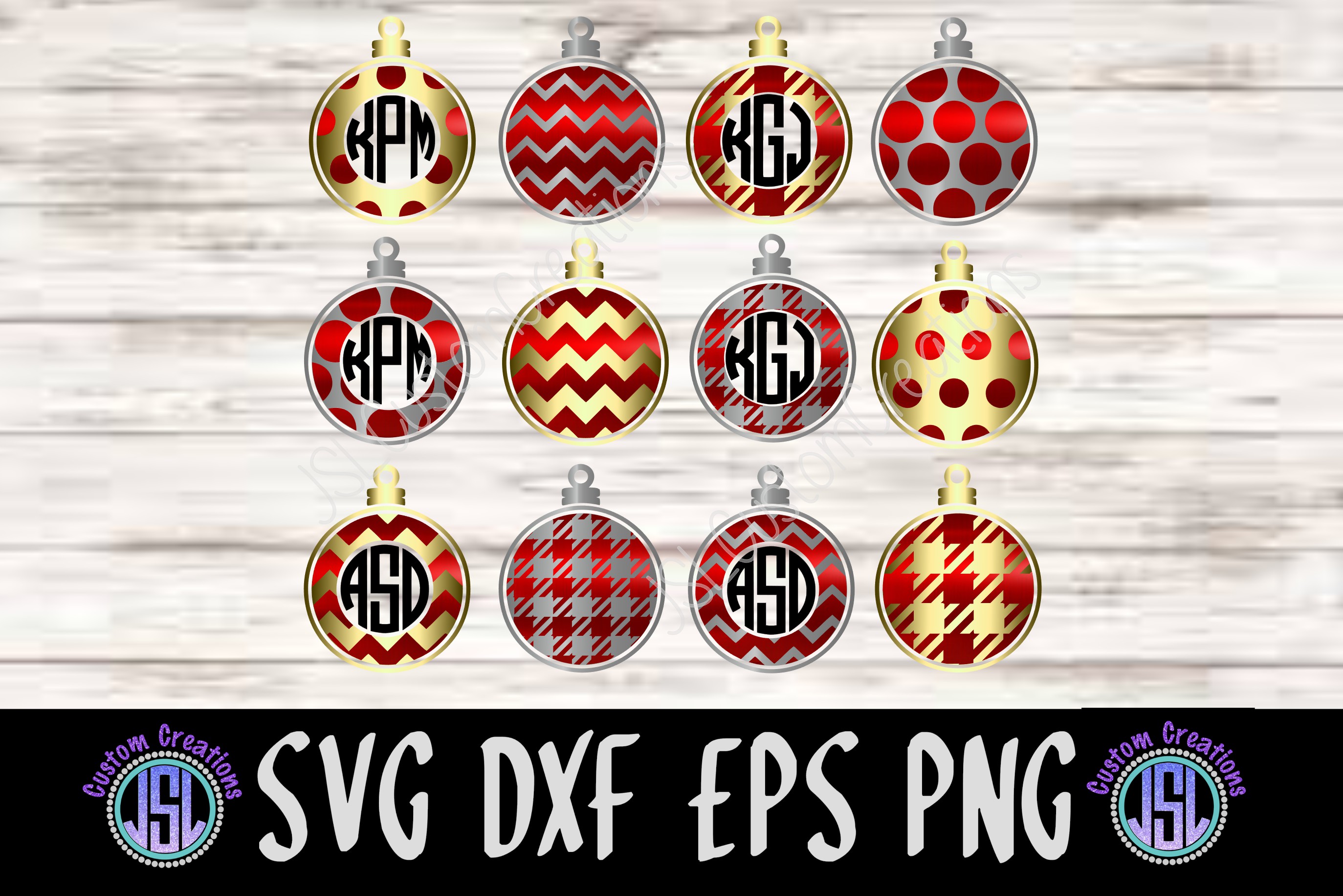 Download Ornament Monogram Frames Set of 12 Bundle SVG DXF EPS PNG ...