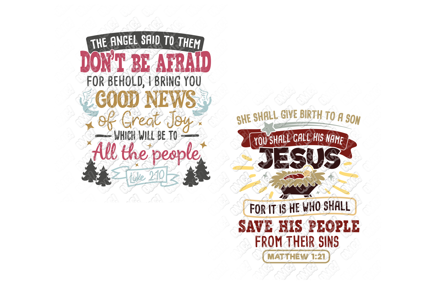 Download Christmas Bible Verse SVG Bundle in SVG, DXF, PNG, EPS, JPEG