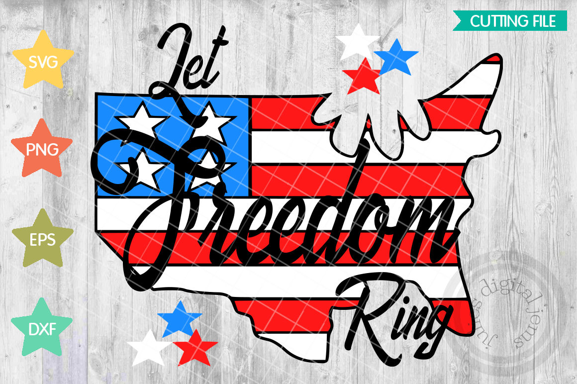 Download Let Freedom Ring svg, Stars and Stripes shirt, 4th of July ...