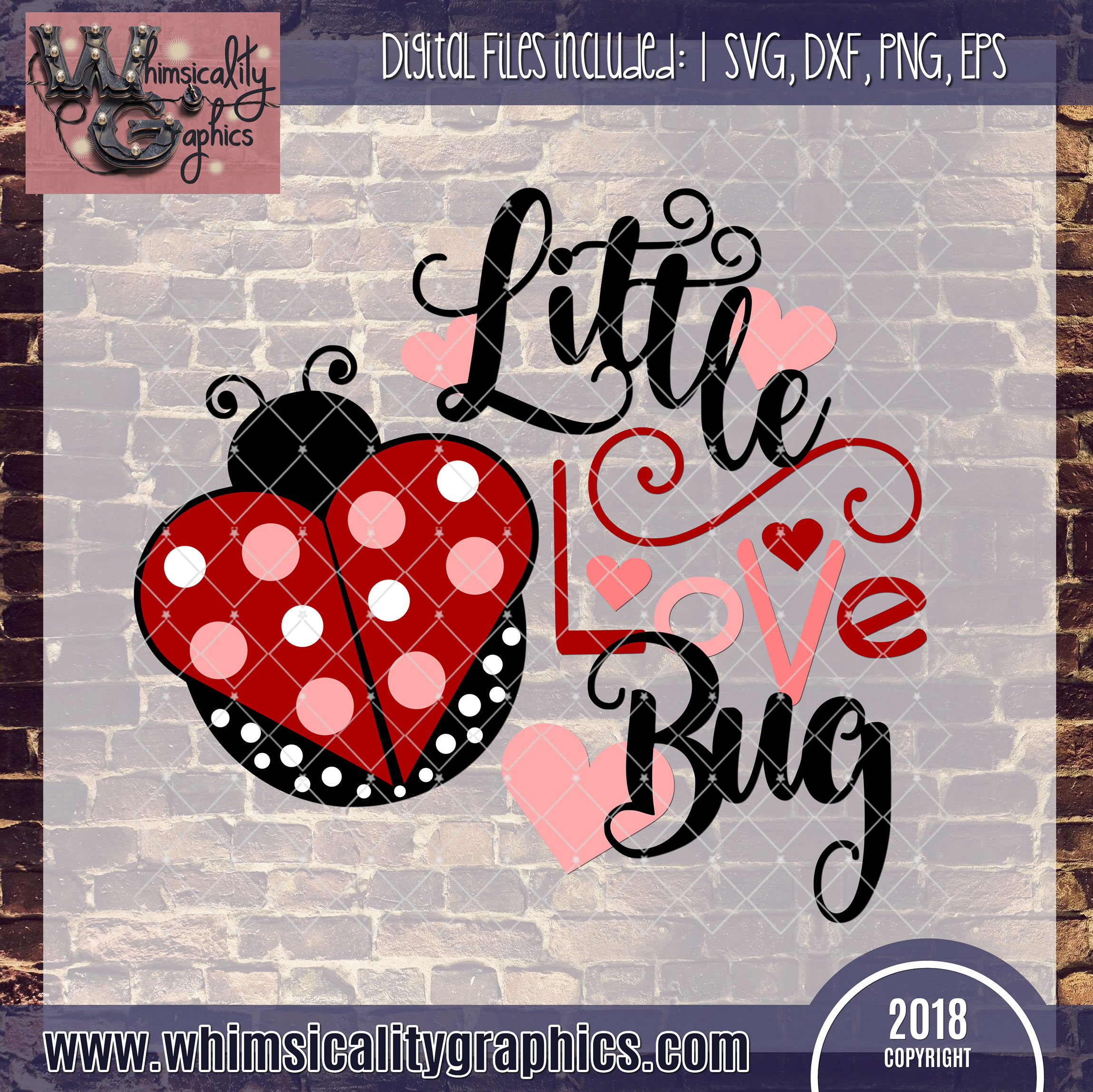 Download Little Love Bug Lady Bug SVG DXF PNG EPS JPG Commercial ...