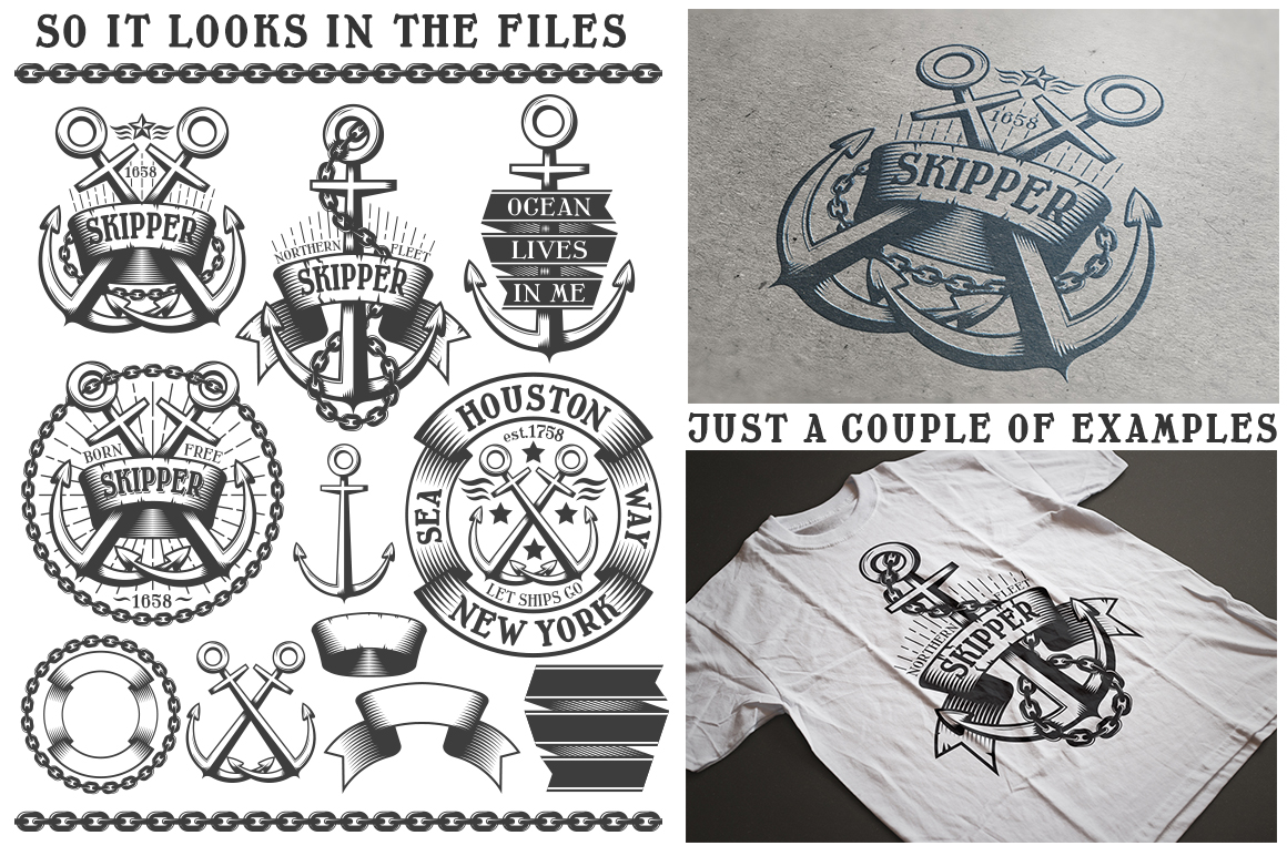Marine Anchor Logos