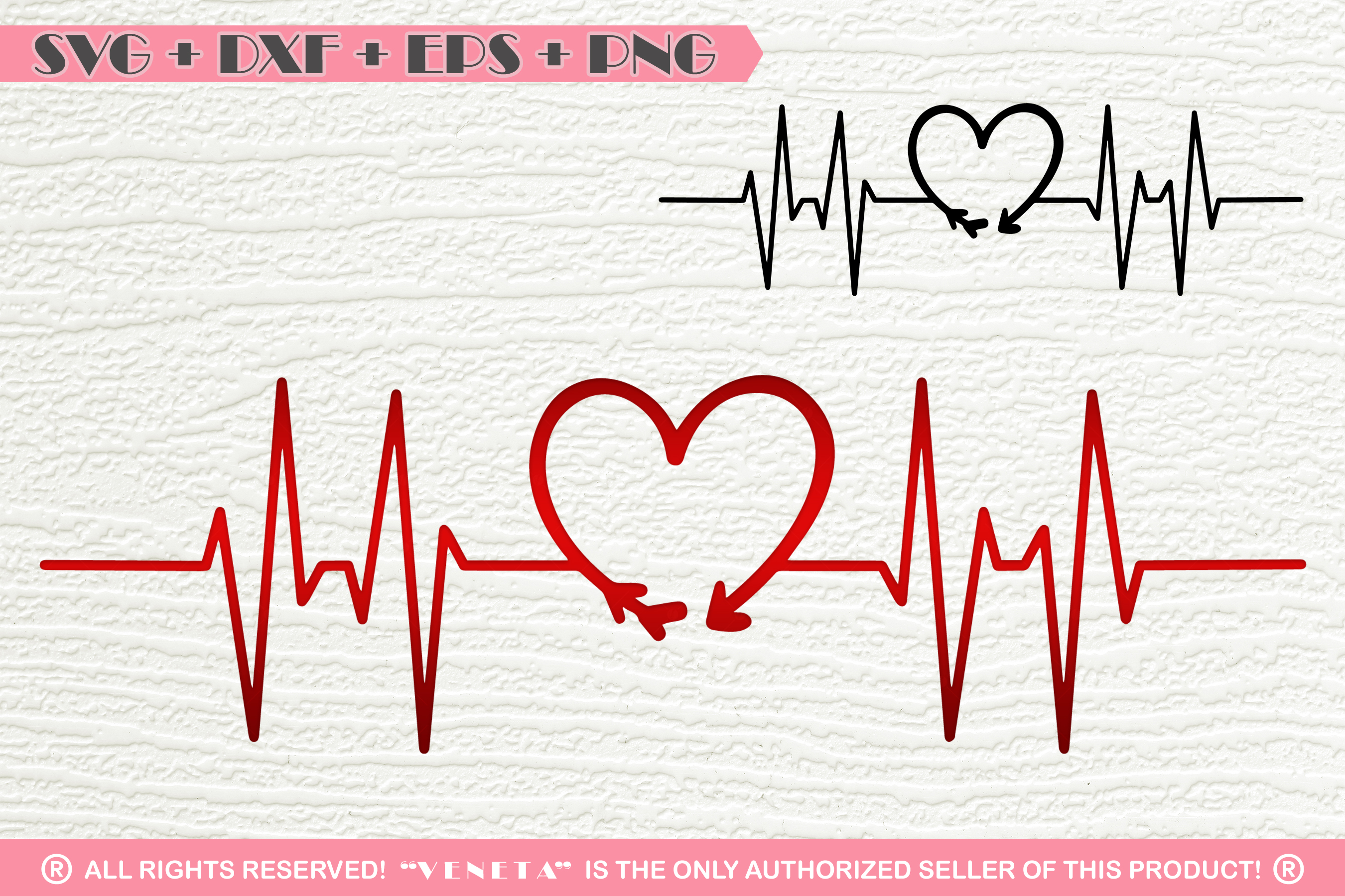 Download Heart | Love | EKG | Hearbeat | SVG DXF PNG EPS Cutting ...