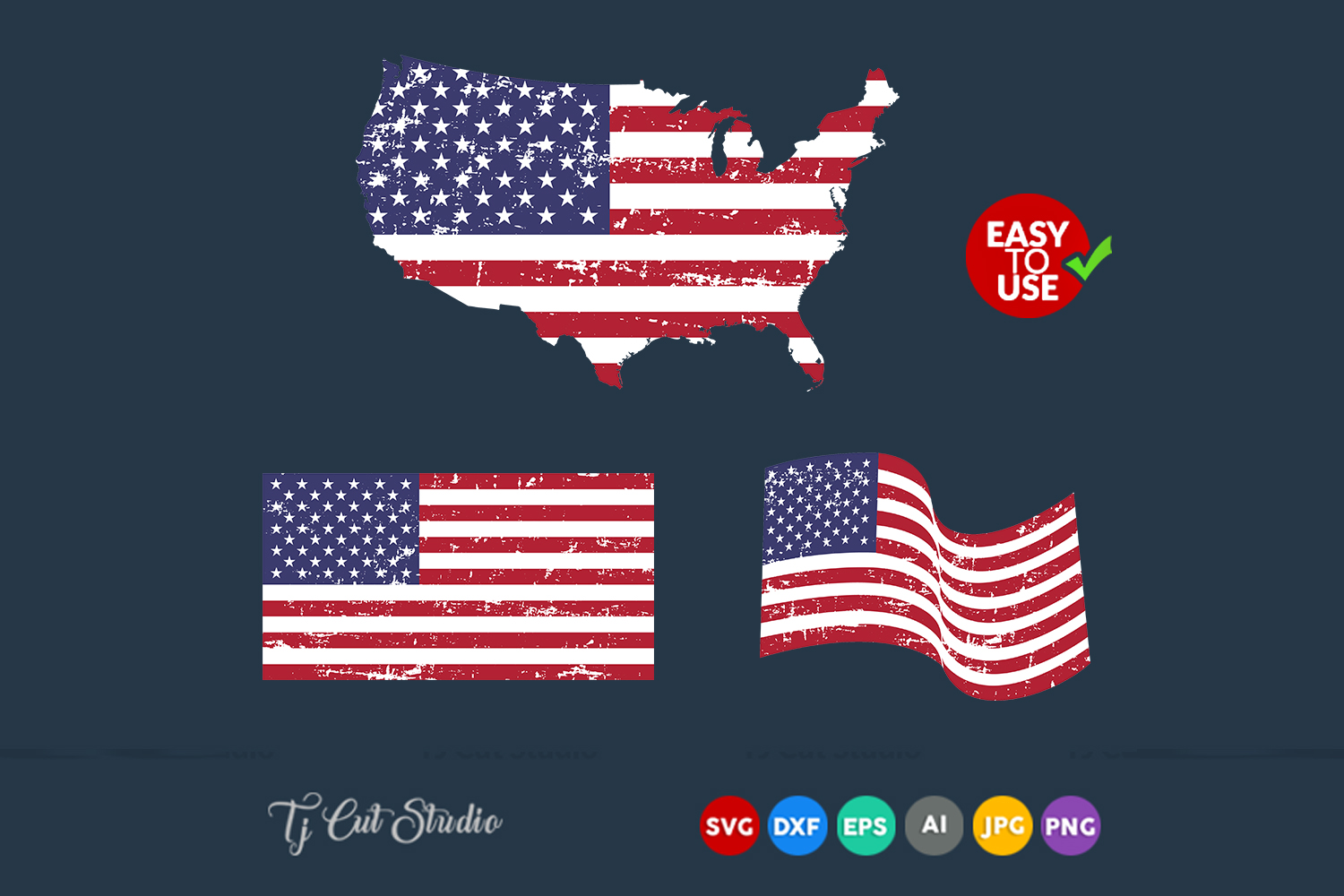 Distressed flag, American flag ,America map svg, Flag svg, Files for