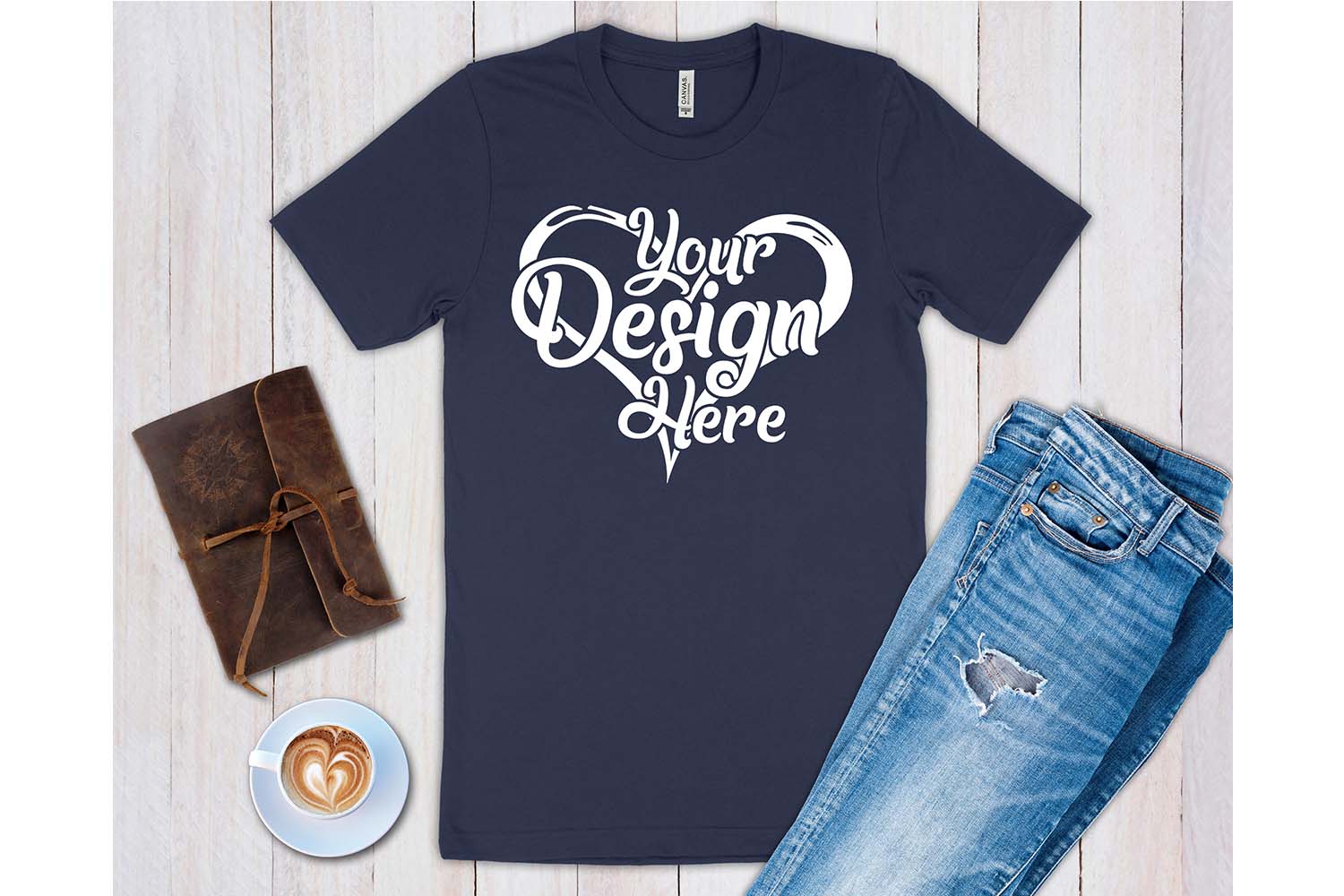 Download Bella Canvas 3001 Mockup Bundle T-Shirt Mock Ups 146