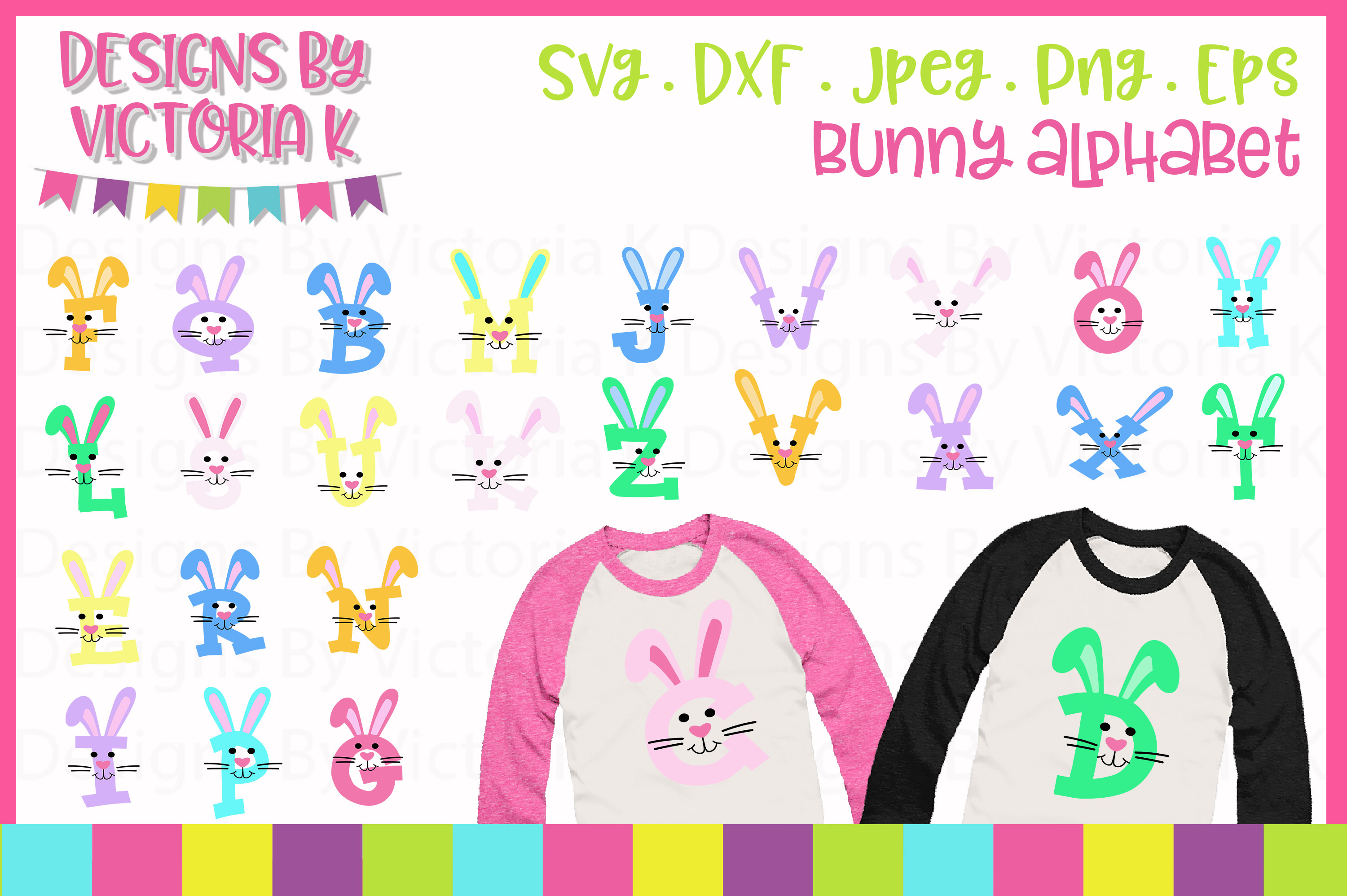 Free Bunny Ear Letters Svg 885 SVG PNG EPS DXF File