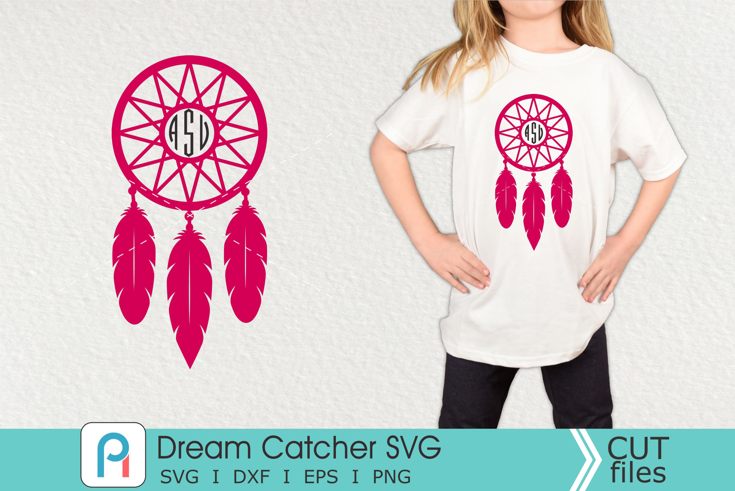 Download Dream Catcher Monogram Svg, Dream Catcher Svg, Dream ...