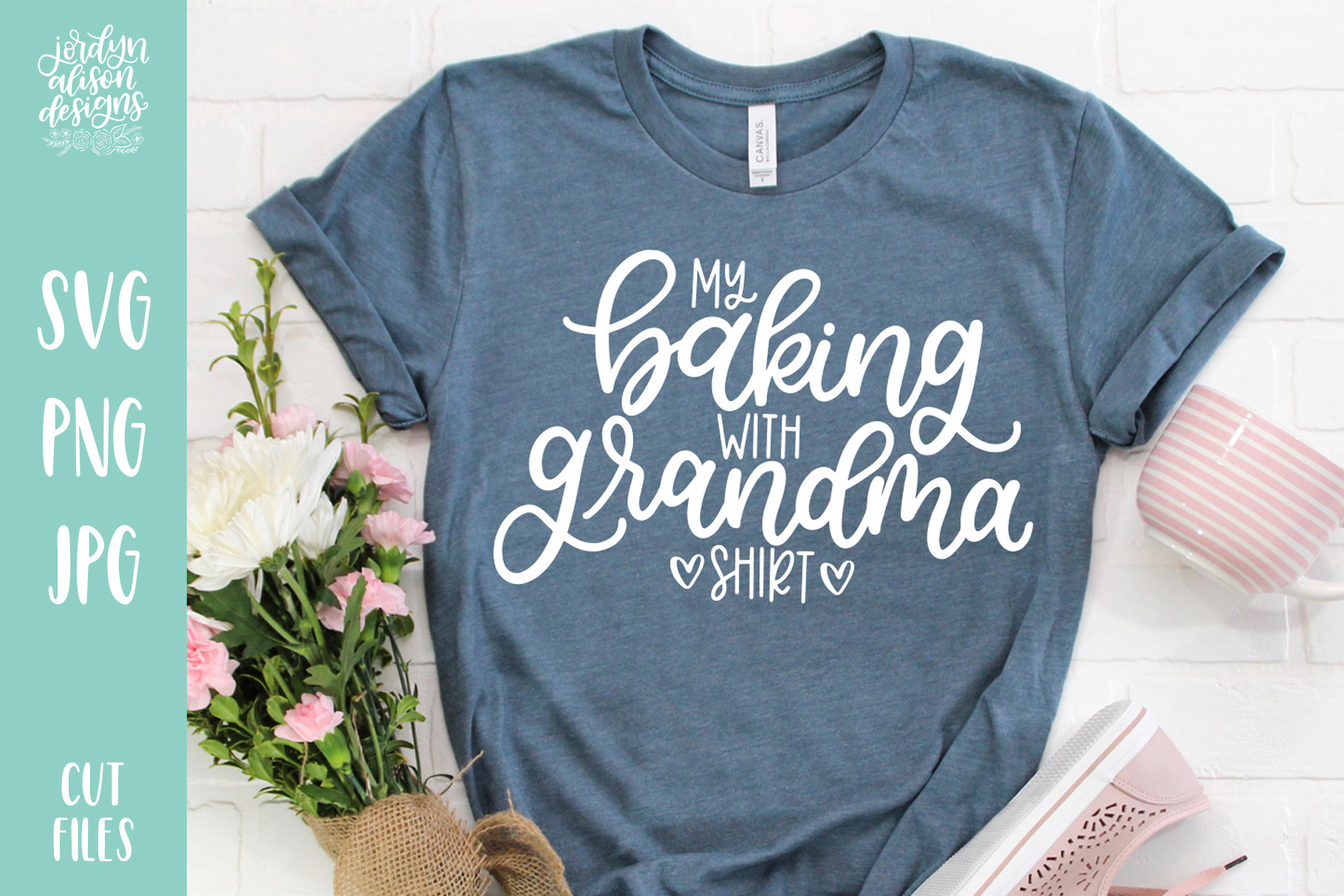 Download Baking With Grandma Shirt SVG Cut File