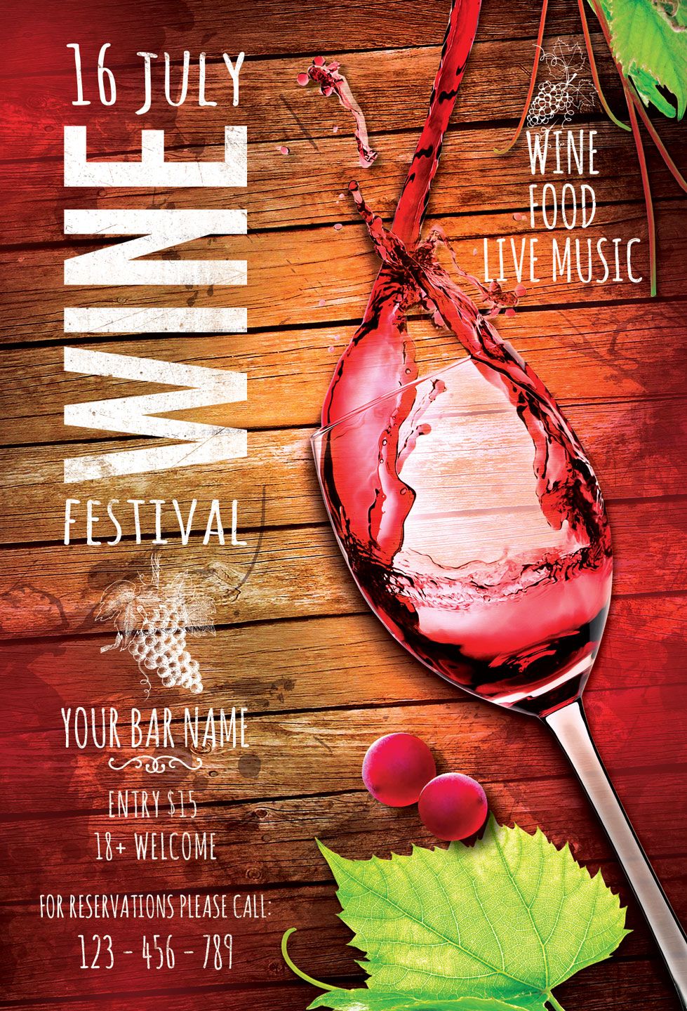 Wine Festival Flyer