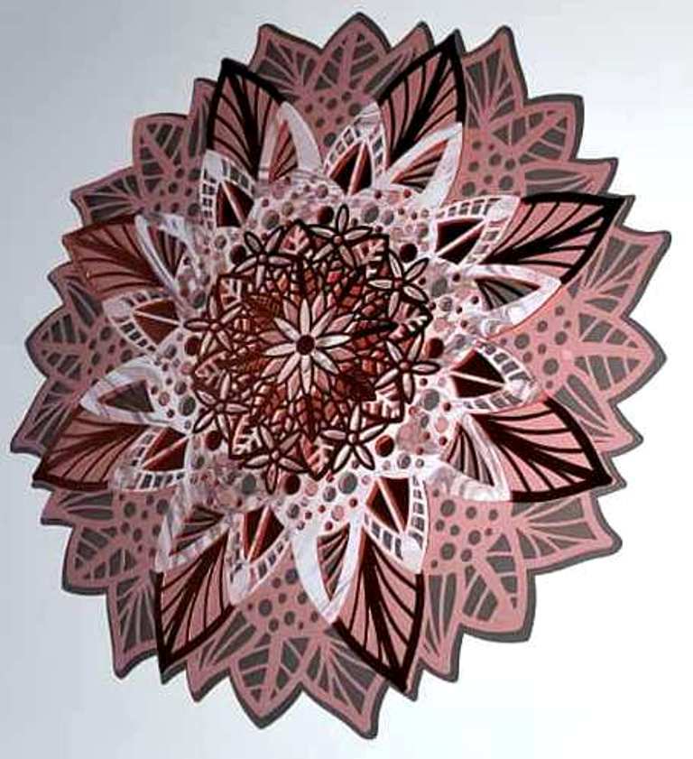 Download Free 3D Mandala Layered Svg For Cricut - Free SVG Cut File ...