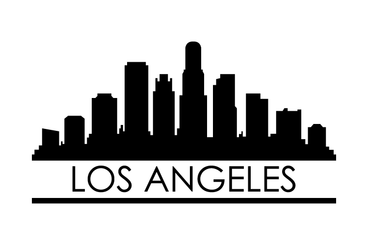 Los Angeles Skyline (295587) | Illustrations | Design Bundles