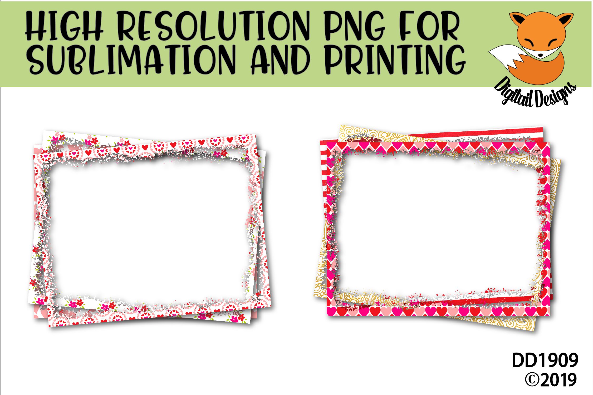 Valentine Sublimation Frames