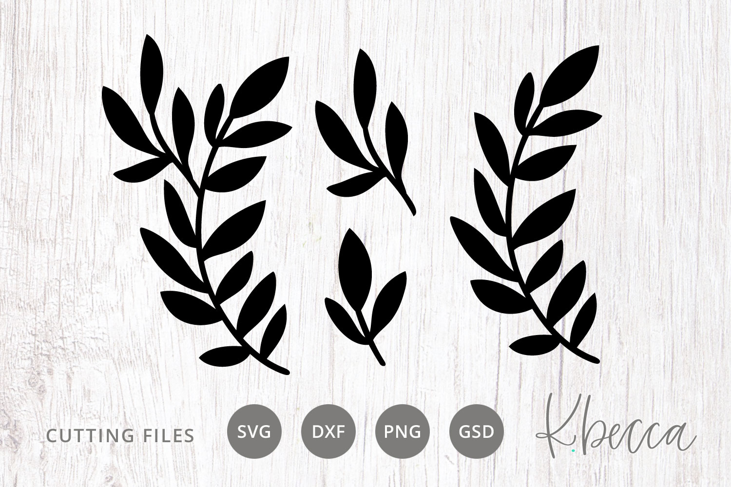 Leafy Branches SVG Cut Files