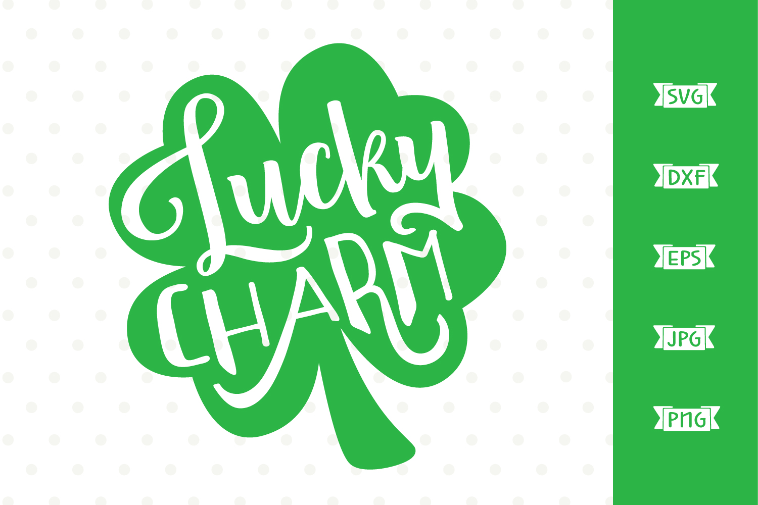 Lucky Charm SVG file for St Patricks Day (61318) Cut Files Design