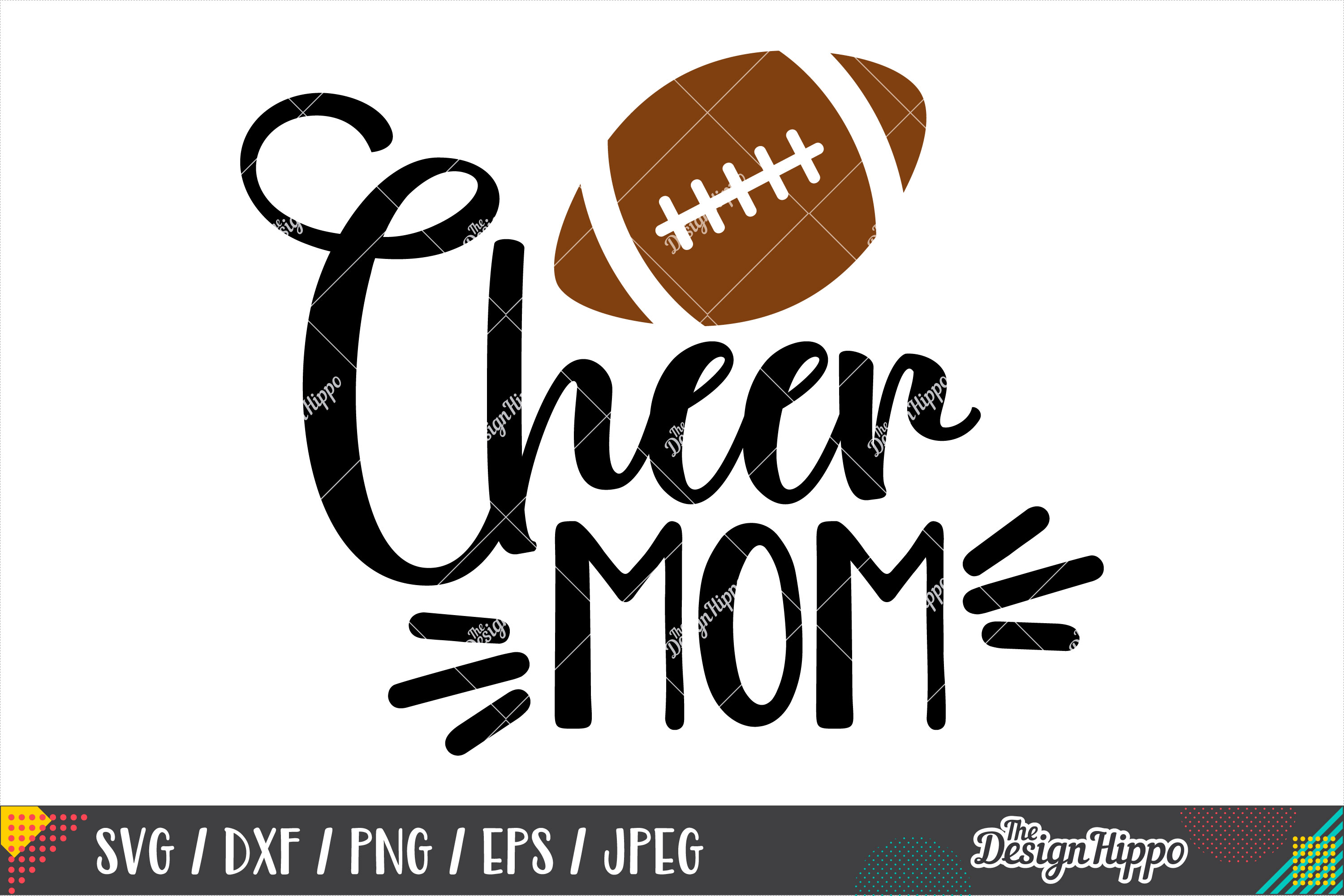 Download Cheer Mom SVG, Football Mom SVG DXF PNG Cricut Cut Files ...