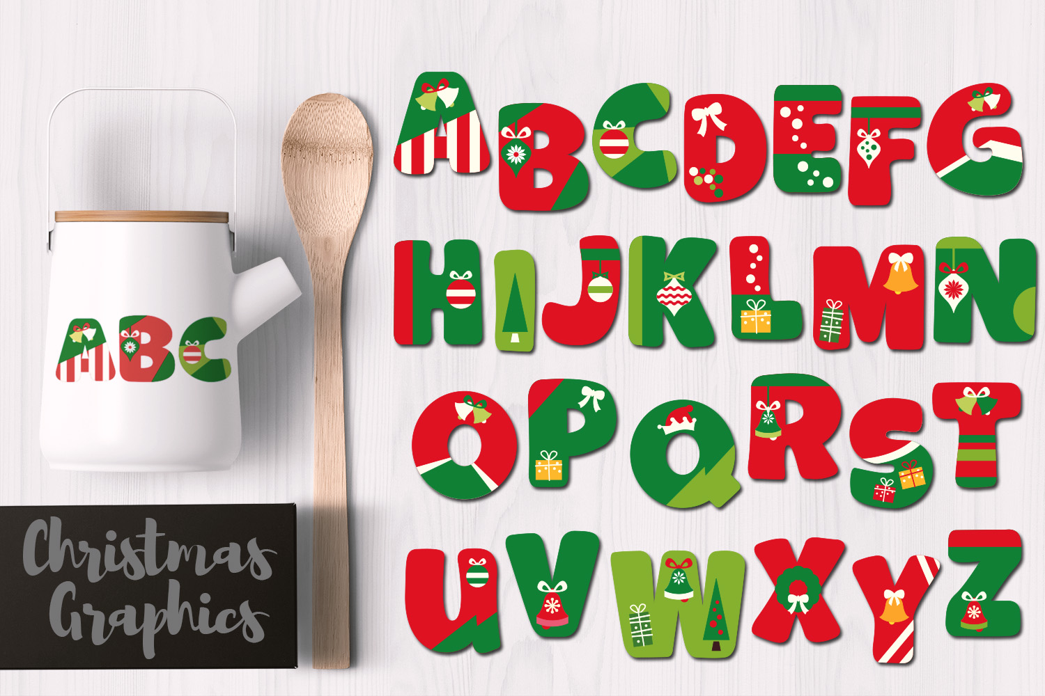 christmas alphabet letters images free download on freepik