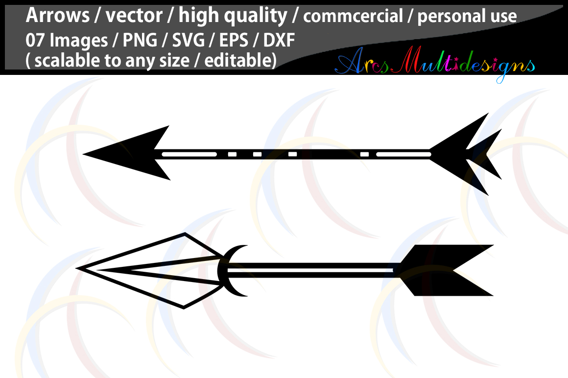 Download arrows silhouette / Arrows SVG file / commercial ...