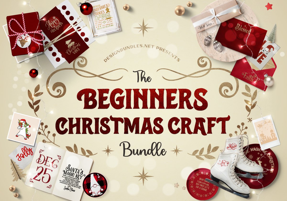 The Beginners Christmas Craft Bundle Cover