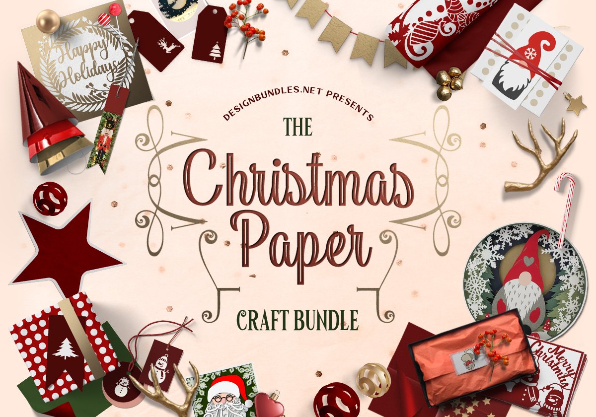 The Christmas Paper Craft Bundle Cover