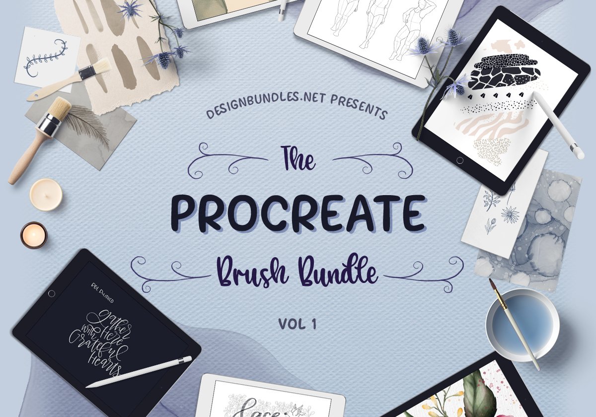 Download The Procreate Brush Bundle 1 Designbundles