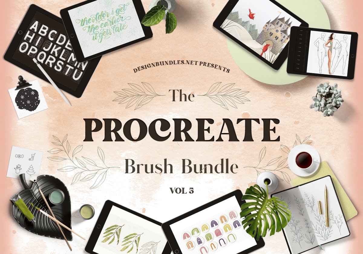The Procreate Brush Bundle 5 Cover
