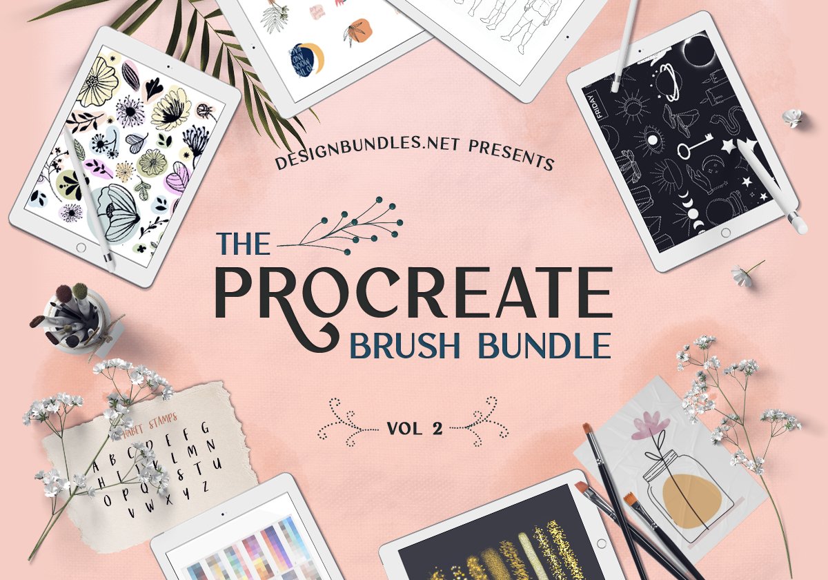 The Procreate Brush Bundle 2 Cover
