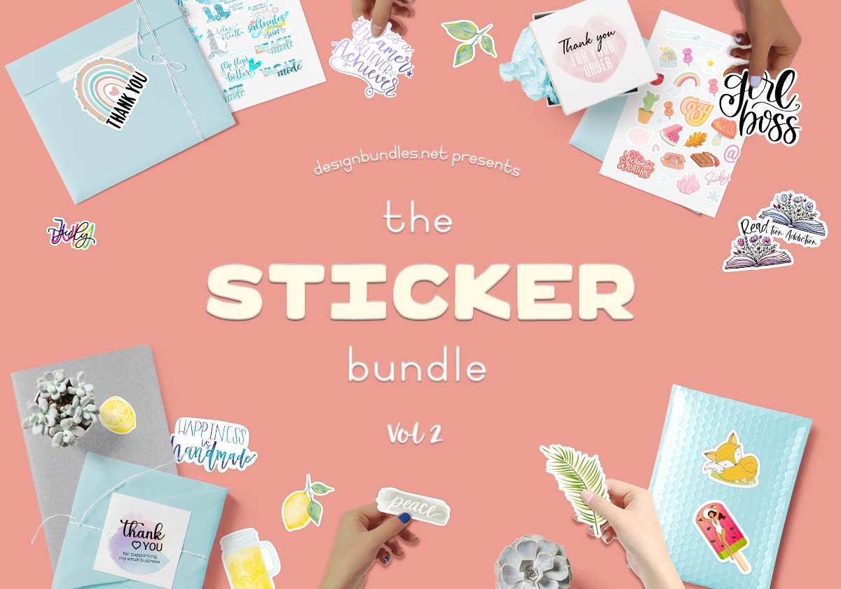 Download The Sticker Bundle Volume 2 Design Bundles