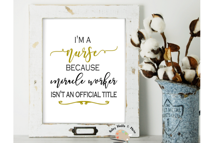 Nurse Printable wall art Nursing wall print Nurse desk print